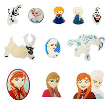 Parche de animación de Disney periphery Frozen2 Wonderland, Parche de ropa de dibujos animados, pegatinas de ropa, punto de tela bordado 2024 - compra barato