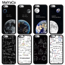 Funda de matemáticas Love To the Moon and back para iphone, carcasa para iphone 12 mini, 11 Pro MAX, X, XR, XS MAX, SE 2020, 6S, 7, 8 Plus, 5S 2024 - compra barato