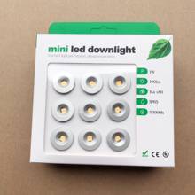 Miniluz LED descendente para armario, Chip Bridgelux, resistente al agua, IP65, DC12V, 1W, nuevo diseño, 9 unids/lote 2024 - compra barato