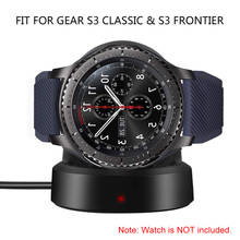 Беспроводная зарядная док-станция, магнитное зарядное устройство для Samsung Galaxy Watch Gear S2 S3 Gear Sport R600, зарядная док-станция для умных часов 2024 - купить недорого