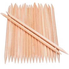 100 pcs Nail Art Design Wood Stick Sticks For Cuticle Pusher Remover Stick Manicure Pedicure Tool 2024 - buy cheap