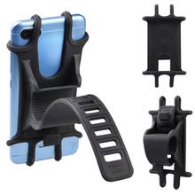 1Pcs Universal Bike Motorcycle Mobile Phone Stand Holder Silicone Non-slip Buckle Pull Mount Handlebar Bracket 2024 - buy cheap