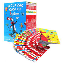 Funda clásica de la serie del Dr. Seuss para niños, libro con imágenes en inglés, juguetes de aprendizaje de lectura, 20 libros 2024 - compra barato