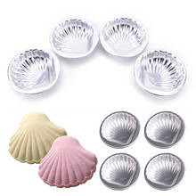 4X Crafting Aluminum Alloy Handmade Bath Bomb Mold Cake Fizzy Sea Shell Shape DIY Craft Molds Accessories 2024 - buy cheap