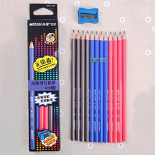 12 PCS/SET HB Pencil Wood School Triangle Pencil Standard Pencils for Correction Writing Posture Child 2024 - buy cheap