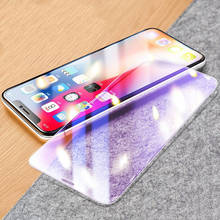 Para o iphone 12 pro max 12 mini vidro temperado capa completa anti azul protetor de tela proteção para iphone 11 pro max se 2024 - compre barato