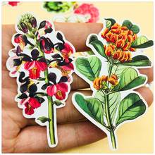 21Pcs/Set Vintage Orchid Flower Sticker DIY Craft Scrapbooking Album Junk Journal Happy Planner Decorative Stickers 2024 - buy cheap