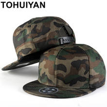 TOHUIYAN-Gorras deportivas de camuflaje para hombre y mujer, sombrero de béisbol del ejército militar, sombreros de caza de camuflaje para exteriores, Gorras con visera Hip Hop 2024 - compra barato