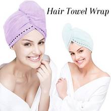 Microfiber Hair Cap Wrap Towel Bath Wrap For Women Hair Quick Dry Super Absorbent Soft Lady Shower Cap Hat Turban Head Wrap 2024 - buy cheap