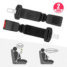 Universal Car Safety Belt Extender Seat Belt 2 pcs Seat Belt Extension Plug Buckle Seatbelt Clip Auto Accessories 2024 - buy cheap