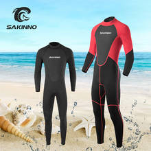 Roupa de mergulho de neoprene masculina 2mm, molde de manga longa para mergulho, mergulho, manter o calor no inverno, traje de mergulho molhado, corpo inteiro 2024 - compre barato