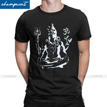 Мужская футболка с коротким рукавом Lord Shiva, футболка с вырезом лодочкой, футболка с коротким рукавом, 4XL 5XL 2024 - купить недорого
