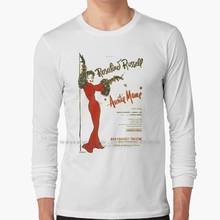 Camiseta de manga larga 100% de algodón puro, de Rosalind Playbill, de Auntie Mame, de tamaño grande, de la actriz 2024 - compra barato