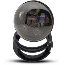 Motorcycle 5.75 inch Round LED Headlight 45W With 5-3/4" Mounting Ring Bracket Kit 2024 - buy cheap