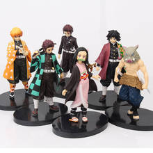 16CM Anime Demon Slayer Action Figure Kimetsu no Yaiba figure Kamado Tanjirou Agatsuma Zenitsu Nezuko Warrior PVC Model Toys 2024 - buy cheap