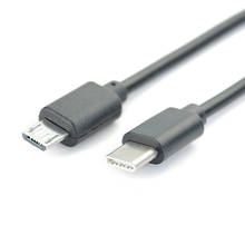 30cm tipo c (USB-C) para micro usb macho sincronização carga otg carregador cabo cabo adaptador 2024 - compre barato