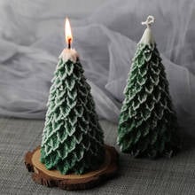 New Christmas Tree Candle Mold Silicone Mold for Candle Making DIY Handmade Christmas Gifts Christmas New Year Home Decoration 2024 - buy cheap