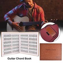 Folk  Guitar / Classical Guitar/ Electric Guitar Chord Book Portable 6-string Guitar Chord Chart Guitar Accessories 2024 - buy cheap