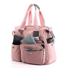 Casual tote solid women shoulder bags 2021 new zipper pockets crossbody bag woman large capacity female messenger bags 2024 - buy cheap