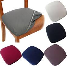 Removable Anti-Slip Elastic Chair Cover Protector Kitchen Dining Room Seat Decor 2024 - buy cheap