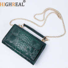 Snake Fashion Brand Women Bag  Serpentine Messenger Bag Designer Chain Shoulder Crossbody Bag Women Handbag Clutch Bag Green 2024 - buy cheap