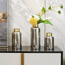 Скандинавский светильник, роскошная стеклянная ваза в Пномпене, гидропонная Цветочная композиция, контейнер для дома, гостиной, обеденного стола 2024 - купить недорого