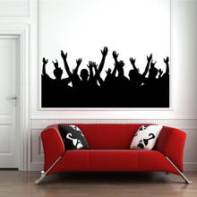 Vinyl wall stickers bar dance floor music rock decals cabaret wall decoration music theme stickers home wall fashion decor yy16 2024 - buy cheap