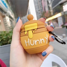 Hunny Honey pot-funda protectora para Airpods 1, 2, 3 Pro, 3D, suave, Bluetooth, inalámbrica 2024 - compra barato