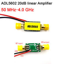 Amplificador Lineal ADL5602 de banda ancha, 50MHz a 4,0 GHz, ganancia de 20dB, RF para Radio Ham, TV celular 2024 - compra barato