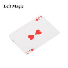 Cartas de juego especiales originales de póker, trucos de magia con corazón en movimiento, 2 accesorios de primer plano para escenario, ilusión, mago, 1 ud. 2024 - compra barato