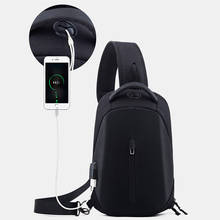 Bolso de mensajero para hombre, de negocios de hombro bandolera, Mini bolso de pecho con carga USB para ipad de 9,7 pulgadas, nuevo 2024 - compra barato