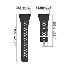 Relógio inteligente silicone pulseira de pulso banda para polar m400 m430 respirável pulseira 24bb 2024 - compre barato