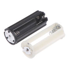 Caja cilíndrica para linterna, adaptador de soporte de batería de plástico 3 AAA, caja para linterna 2024 - compra barato