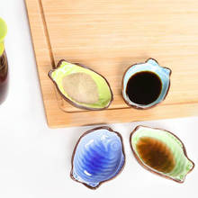 Japanese Style Creative Ceramic Dish Fish Shape Vinegar Soy Sauce Dish Dipping Dish Plate Dinnerware Kitchen Tableware Decor 2024 - buy cheap