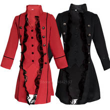 New Women Cosplay Middle Ages Lace Jacket Halloween Carnival Party Costumes for Adult Renaissance Gothic Performance Coat 2024 - buy cheap