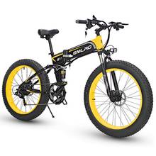 Складная подвесная рама с толстыми шинами, 26 дюймов, Samsung, 1000 Вт, 48 В, Ач, горный электрический велосипед из углеродного волокна, электрический велосипед 2024 - купить недорого