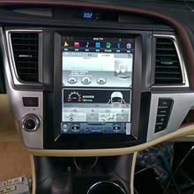 12.1" Vertical IPS Screen Car Radio Player For Toyota Highlander 2015 GPS PX6 Tesla Carplay Head Unit Android 9.0 Car Multimedia 2024 - buy cheap