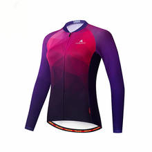 Weimostar-camiseta feminina para ciclismo, manga longa, roupa para equipe, bicicleta, mountain bike, corrida, mtb 2024 - compre barato