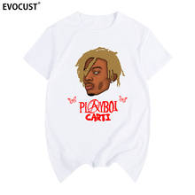 Playboi carti bonitinha camiseta feminina hip hop, por completo, camiseta vintage de algodão masculina, camisa feminina unissex moda 2024 - compre barato