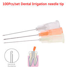 100pcs/set Oral Hygiene Care Material Dental Endo Irrigation Needle Tip End-Closed Side Hole Root Canal Wasingh Endo Syringe 2024 - buy cheap