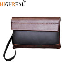 New Men Envelope Bags Large Capacity Zipper Mens Clutches Wristlet Purse Handbag Elegant Evening Bag Mobile Pouch 2024 - buy cheap