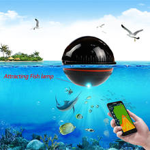 Fish Finder Bluetooth Smart Wireless 48m/160ft Ice Fishing Sonar Sounder Portable Fishfinder sonda de pesca Fish Lamp Sea Lake 2024 - buy cheap