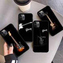 Гитара Гибсон Чехол для мобильного телефона для iPhone 11 12 pro XS MAX 8, 7, 6, 6S Plus, X, 5S SE 2020 XR 2024 - купить недорого
