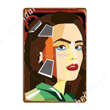 Netflix-katherine langford sinais de metal pintura decoração retro cinema sala de estar clube bar estanho assinar cartazes 2024 - compre barato