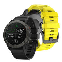 Pulseira de silicone de liberação rápida, 26 20 22mm, para relógio garmin fenix 6x pro, fácil ajuste, para fenix 6 pro 2024 - compre barato