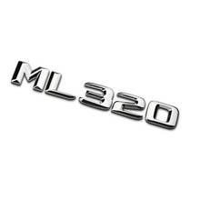 Pegatinas cromadas para el emblema del maletero de Mercedes, letras y números, ABS, W166, W164, ML320 2024 - compra barato