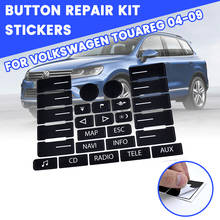 Car Navigation Stereo Radio Switch Button Repair Stickers Decals Accessories For VW For Volkswagen Touareg 2004-2009 2024 - buy cheap