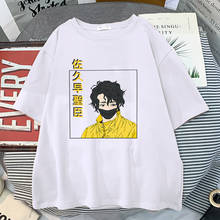 Kiyoomi-Camiseta de cómic Sakusa SKS Haikyuu para mujer, camiseta gótica de algodón a la moda, camiseta de Hip Hop de gran tamaño para mujer 2021 2024 - compra barato