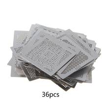 36Pcs/set Direct Heat Graphics Card Stencils Steel BGA Reballing Stencil for IN-TEL/for NVIDIA/for ATI Video Chips 2024 - buy cheap