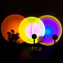 Lámpara de luz Led de noche para decoración de pared, proyector colorido con USB, efecto fotográfico, ambiente de arco iris, bricolaje 2024 - compra barato